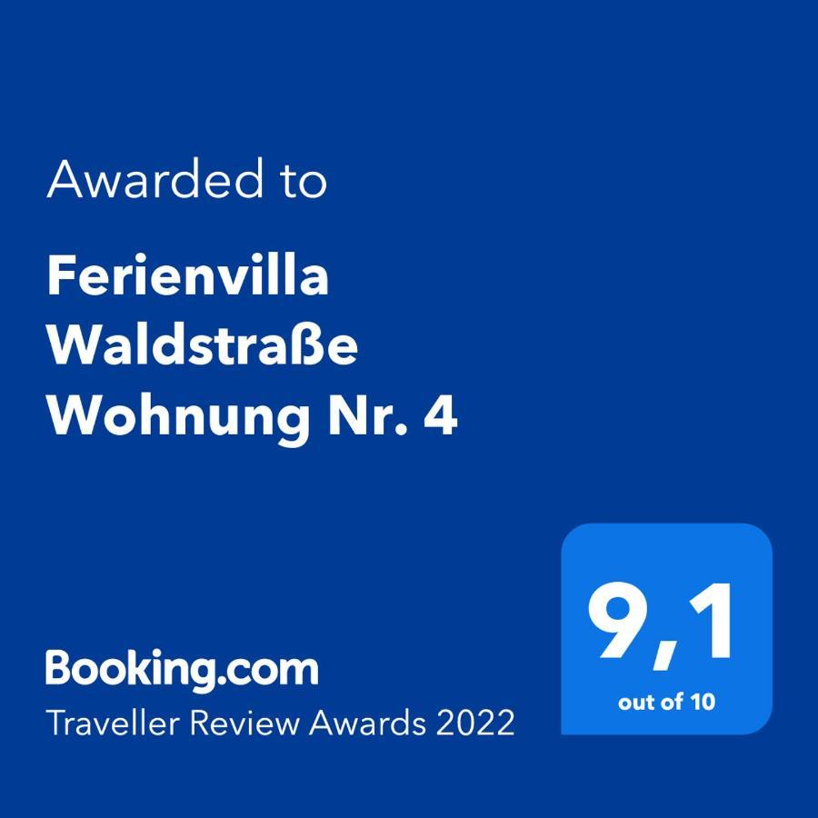 Ferienvilla Waldstrasse Wohnung Nr. 4 塞巴特黑灵斯多夫 外观 照片